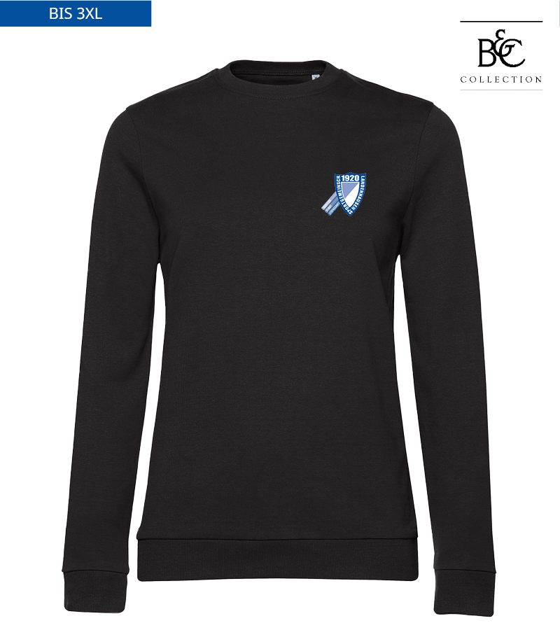 B&C Damen Sweatshirt Black Pure "Anton"