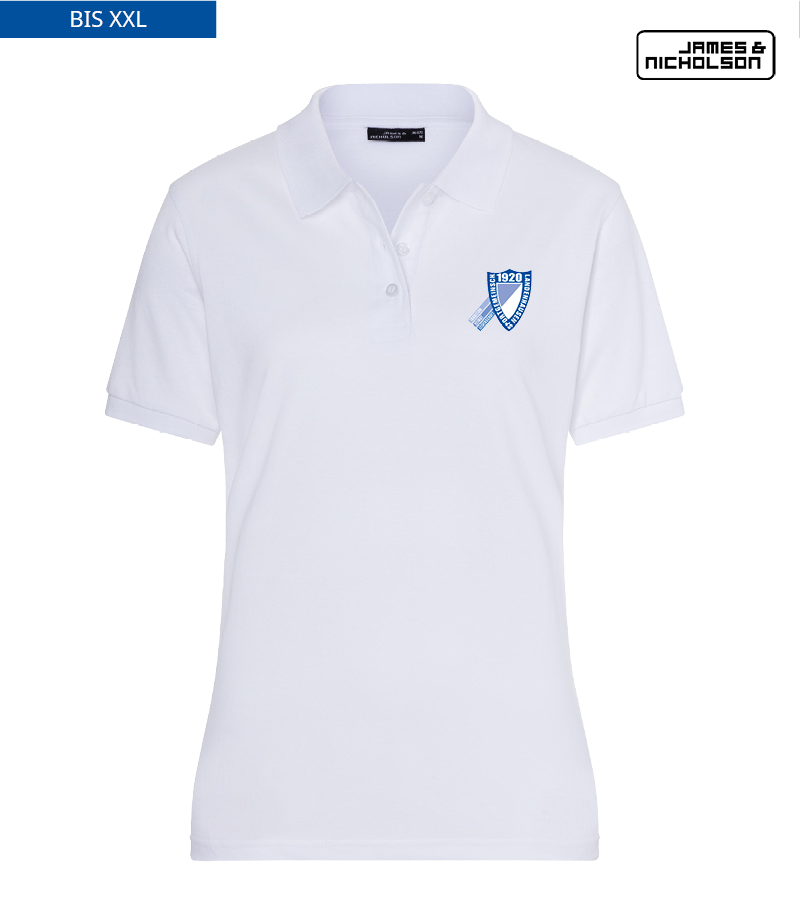 J+N Damen Polo-Shirt White "Anton"